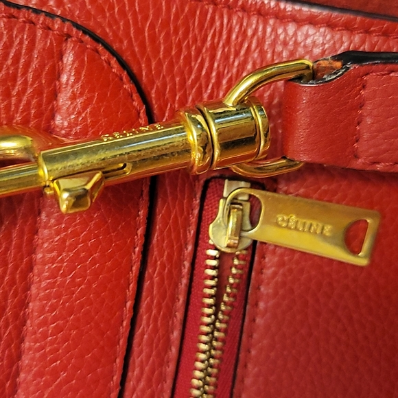 Celine Trapeze red leather 2.way - Picture 4 of 17